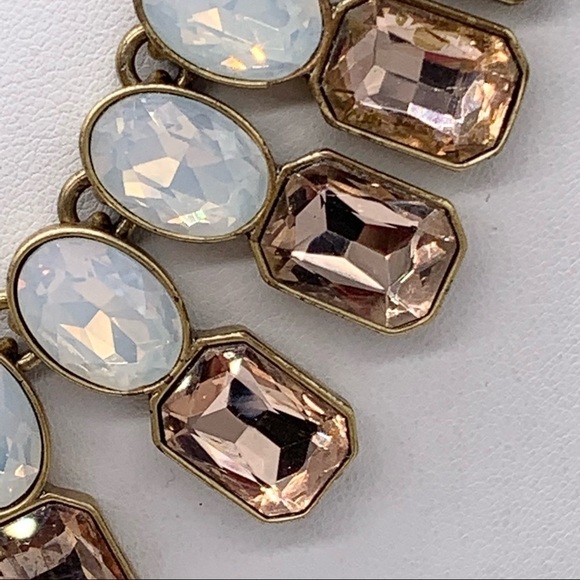 J. Crew Opalescent & Rose Crystal Brulee Necklace - Picture 2 of 5
